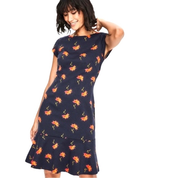Biden Floral Print Rosetta Ponte Mini Dress - Picture 1 of 10